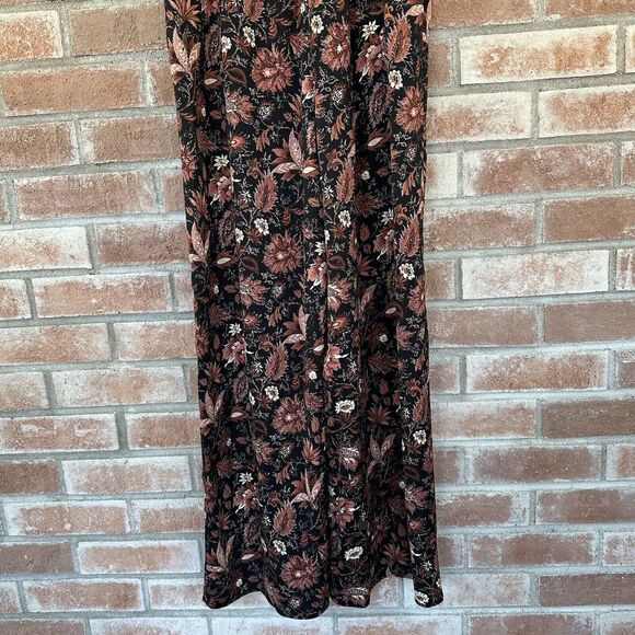NWT Madewell Ruffled Jumpsuit Fall Floral Small Wide Leg Small - Picture 10 of 12